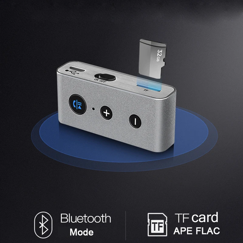 FDOMAIN беспроводной 3 5 мм Автомобильный AUX bluetooth a2dp аудио приемник адаптер handsfree kit TF