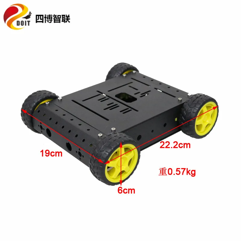 SZDOIT WIFI/Bluetooth/Управление ручкой C400 4WD умный автомобиль шасси RC металлический робот