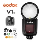 В наличии! Вспышка Godox V1 V1C Speedlight TTL Li-Ion с круглой головкой для камеры Canon EOS Camera s с AKR1 X1T XPRO