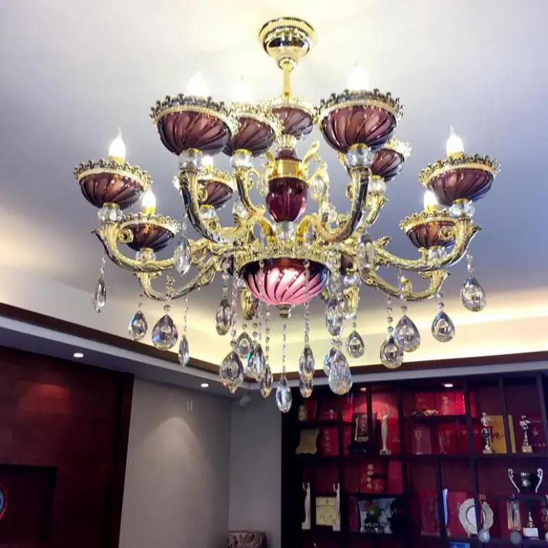 Декор для виллы гостиной фиолетовые настенные светильники настенный светильник