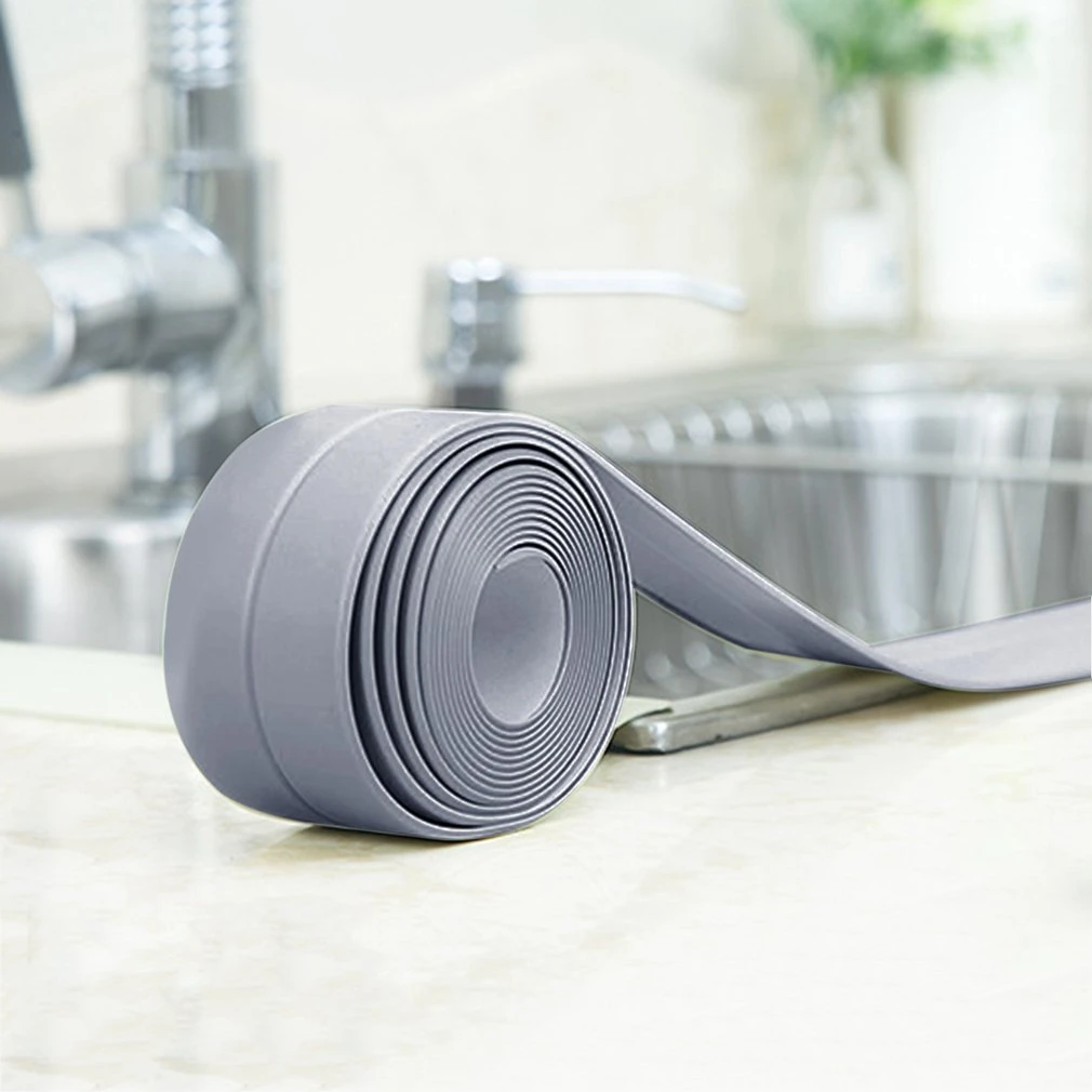 38mm*3.2M Home Kitchen Bathroom Bathtub Wall Sealing Tape Strips Mildew Resistant Self Adhesive For Sink Basin Waterproof | Обустройство