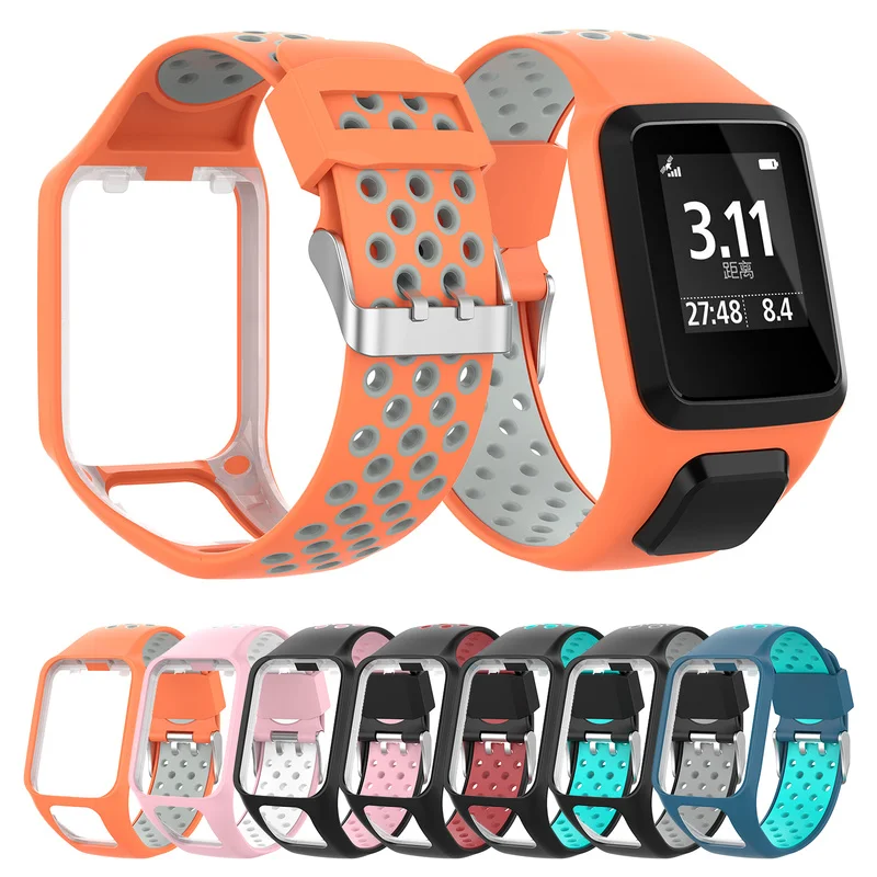 Водонепроницаемый ремешок для часов Smartband сменный Браслет TomTom Runner 2/Spark 3/Adventurer |