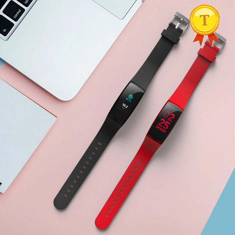 Factory Price 0.96&quotinch OLED Bluetooth Smart Bracelet Intelligent Heart Rate Blood Pressure Monitor Band for ios android | Электроника