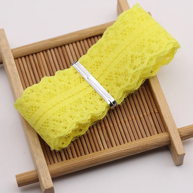 Высокое качество(1 м/лот) 2,5 см " Diy ручной работы Одежда Аксессуары handma бант материалы, Свадебный Праздничный подарок на Рождество обертывание - Цвет: yellow