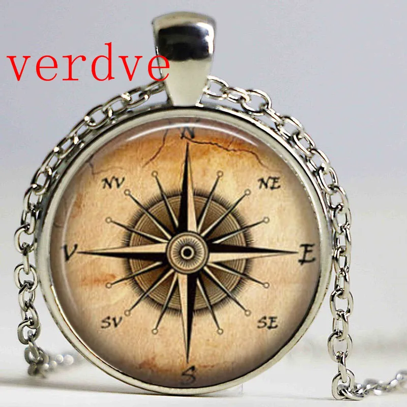 

Vintage Compass charm vintage compass pendant art pendant necklace