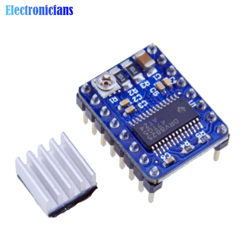 10 шт. запасные части для 3D-принтера StepStick DRV8825 DRV 8825 драйвер шагового двигателя Ramps 1
