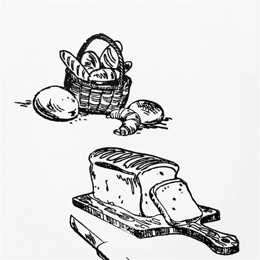 1 шт. Прозрачная силиконовая печать ретро штамп башня самолета здание четкие