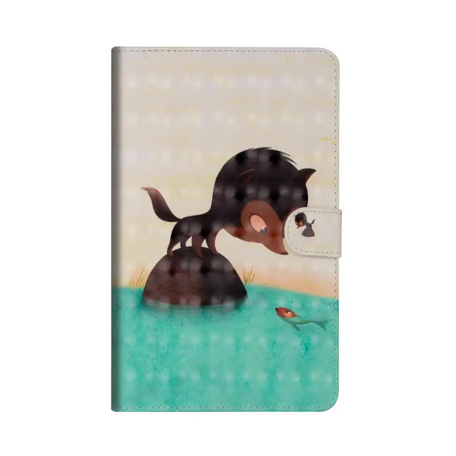 3D Painting PU Leather Case For Samsung Galaxy Tab 4 Tab4 7.0 SM-T230 T230 T231 T235 Smart Cover fundas Flip Stand Shell | Компьютеры и