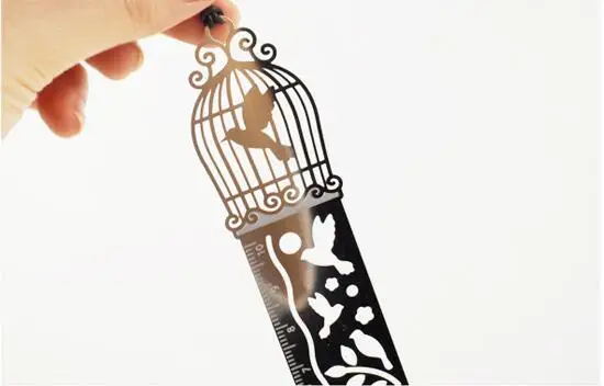 4 стиля на выбор металлические прямые вертикальные полые линейки канцелярские