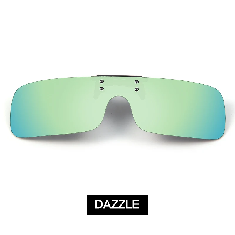 Dazzle MORAKOT, унисекс, поляризационные, на застежке, солнцезащитные очки, близорукие, для вождения, ночное видение, линзы, анти-УФ, анти-уфв, солнцезащитные очки, зажим, JP001314 - Цвет линз: Dazzle