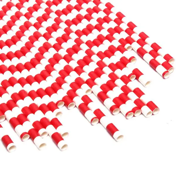 

ipalmay 1000pcs Wedding Party Favor Sailor Striped Paper Drinking Straws Cake Decoration Cake Pop Sticks