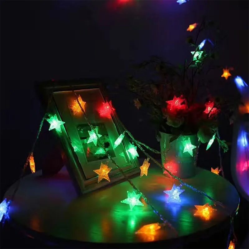 

Taoup 1.5m Led Copper Wire String Lights Romantic Wedding Fairy Light Valentine's Day Decor AA Battery Happy New Year 2019 Decor