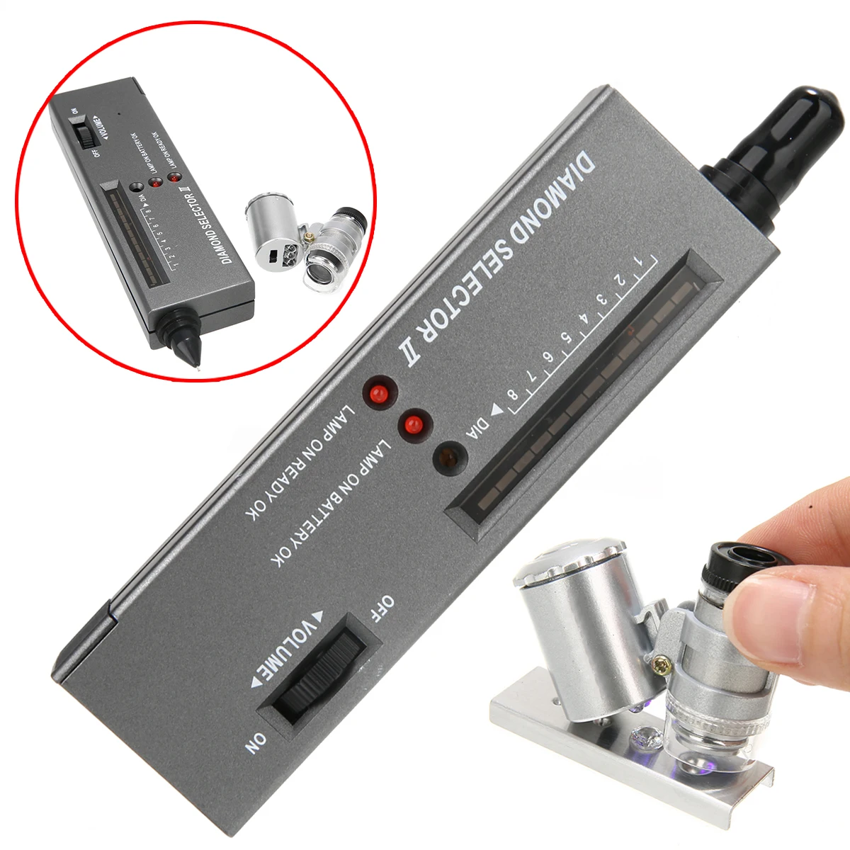 Алмазный Селектор Ювелирные изделия с драгоценными камнями тестер ручка