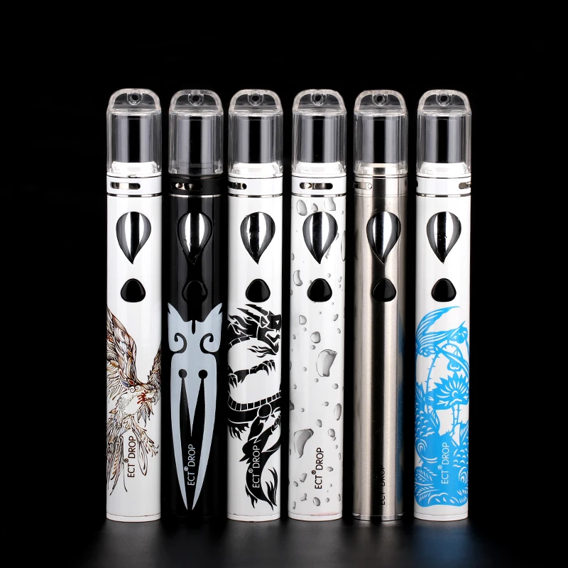 

Original ECT Drop cigarrette 2.0ml huge vaporizer 2200mah battery electronic cigarette 10W-20W-40W ect drop kit