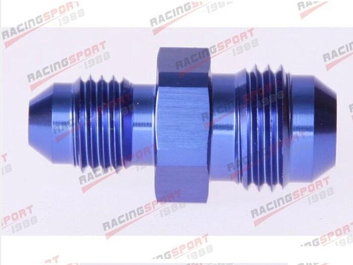 

AN -12 (AN12) to AN -8 (AN8) Straight Reducer Adapter adaptor fitting AD2007 blue