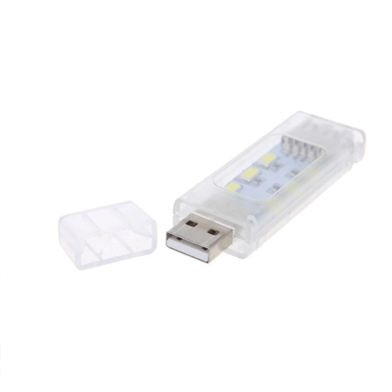 Мини USB СВЕТОДИОДНЫЙ ночной Светильник для кемпинга двухсторонний 12 светодиодов