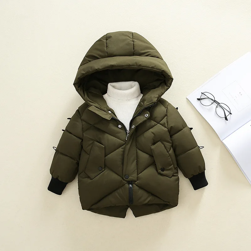 Новинка 2019 года детские куртки для улицы Верхняя одежда мальчиков зимние теплые