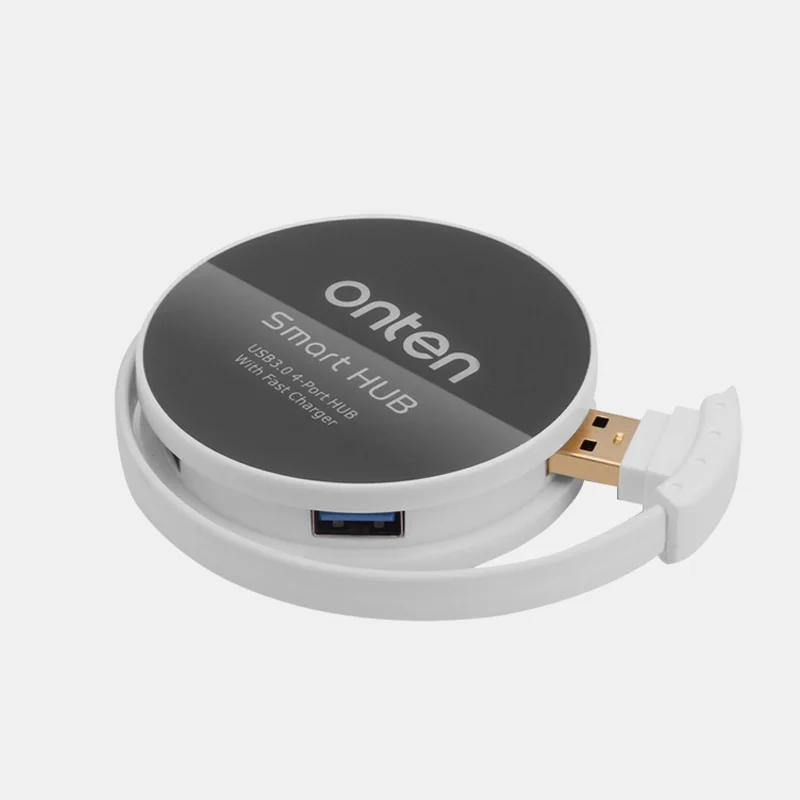 Мульти 4 порта круговой тонкий USB концентратор Высокоскоростной 3 0 сплиттер