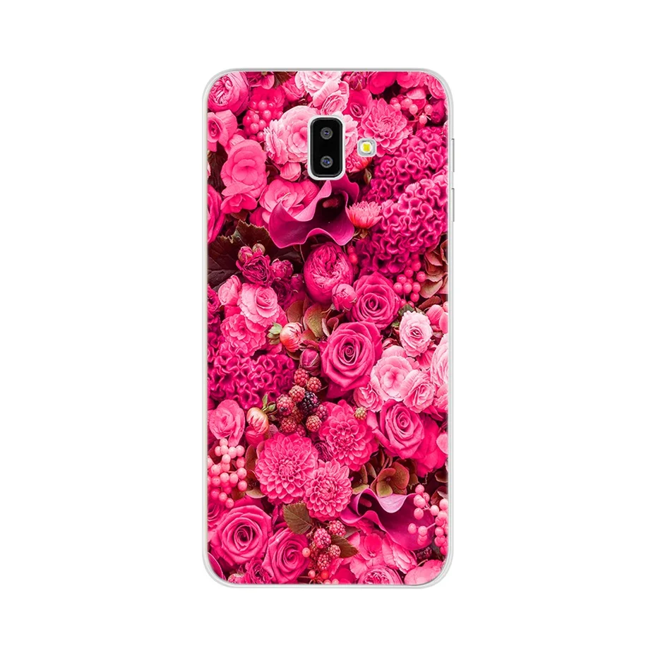 Для Samsung J6 2018 Чехол Plus Мягкий силиконовый чехол для Funda Galaxy J6Plus J 6 + J610F чехлы