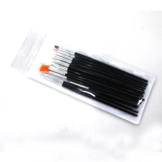 2019 NEW HOT Fashion Women Girls 15Pcs Nail Art Designer Pen Tools Free ship N05 |