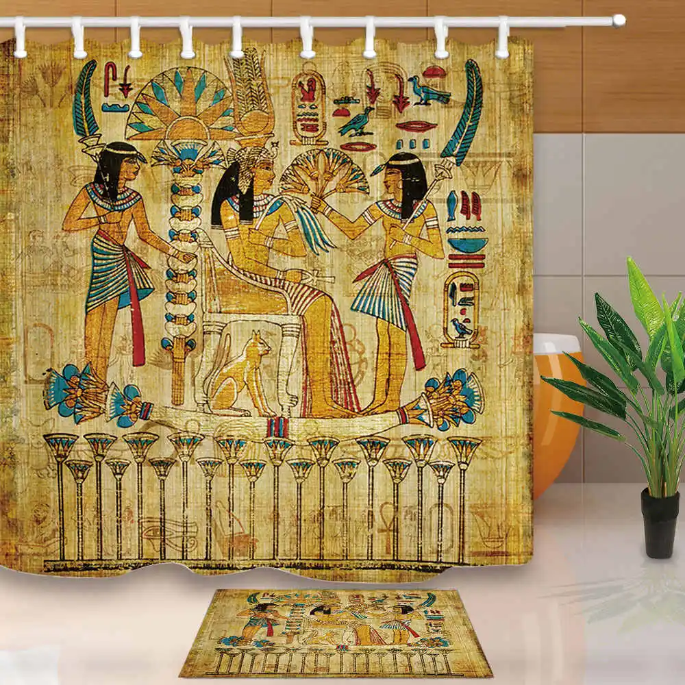 Занавески для душа с индийскими рисунками женщин занавески ванной комнаты