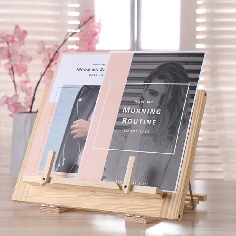Wooden Frame Reading Bookshelf Bracket - Book Tablet Pc Support Music Stand Table Drawing Easel | Мебель