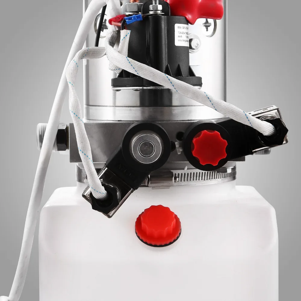 OrangeA гидравлический насос 6quart двойного действия 12В пластиковый резервуар для