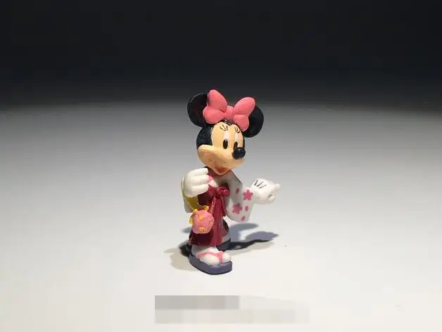 60 шт. 3 см классическое кимоно Минни Маус маленькая фигурка игрушки subminiature ПВХ