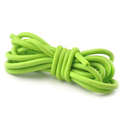 Green Уличная 5 цветов резиновая трубка 5 мм* 2,5 м сменная лента для охоты Sling Shot Slings Стретч Эластичная Трубка Mulit-color E - Цвет: Green