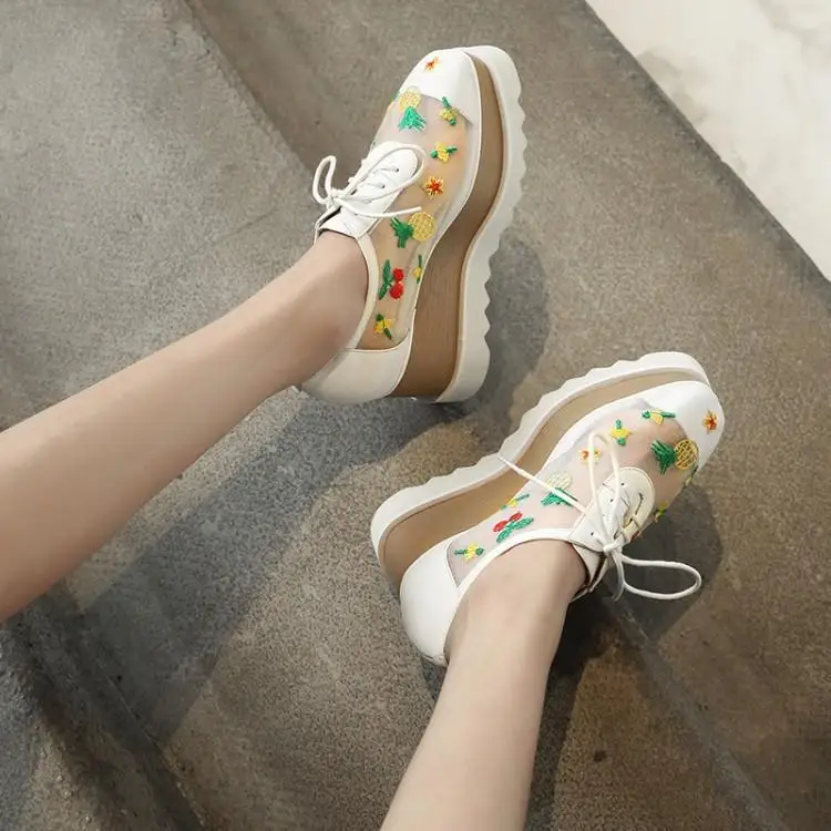 Новинка zapatos de mujer con plataforma обувь на толстой подошве платформе buty damskie scarpe donna