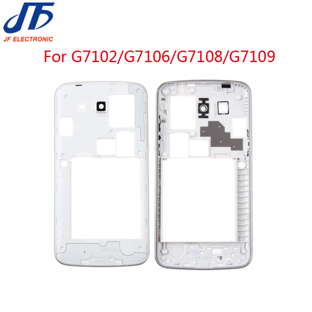 10 шт./лот средняя пластина рамка Корпус с громкостью для Samsung Galaxy Grand 2 Duos G7102 G7106 G7108