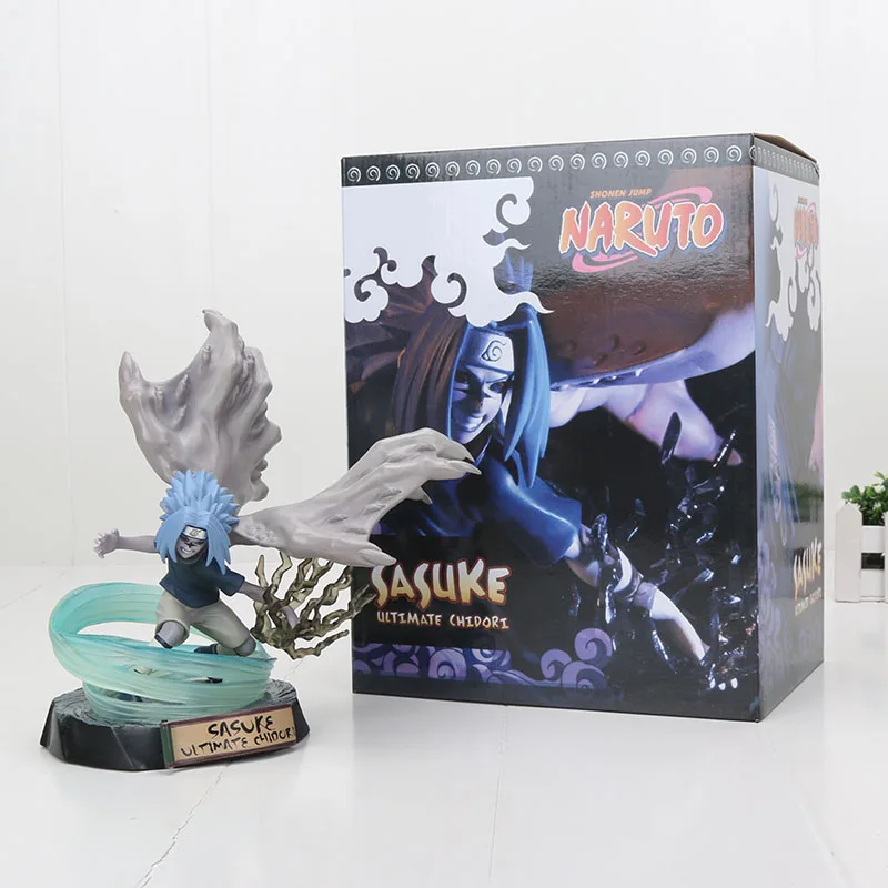 17 см Гаара фигурка Наруто uzumaki Naruto Gaara песок гроб Kazekage Toynami ПВХ фигурка игрушка - Цвет: Sasuke with box