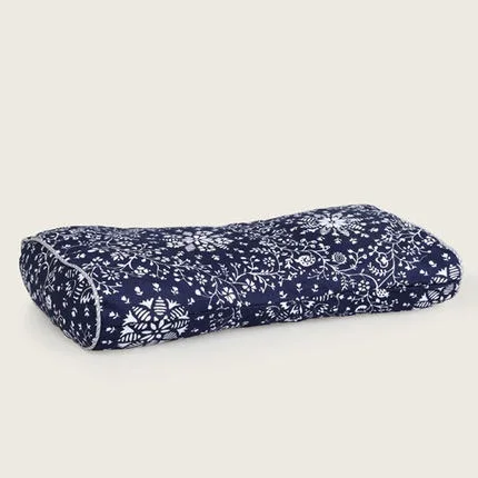 Full buckwheat pillow Traditional cotton coarse cloth pillowcase Neck health care cervical single buckwheat leather pillow - Цвет: 14