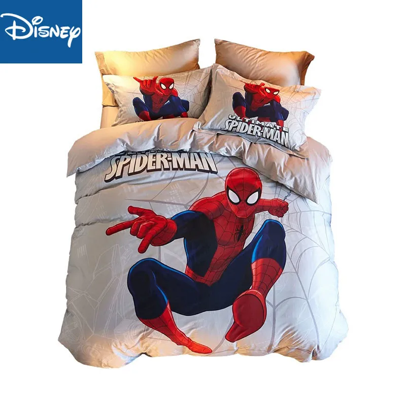 

Disney spider man comforter bedding set for children bed decoration twin size duvet covers queen bedspread fitted sheet 3pcs new