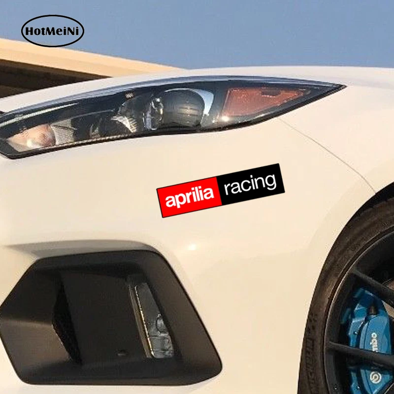 Автомобильный стикер HotMeiNi Aprilia спонсор Autocollants Авто Мото виниловый s Racing Rally Voiture 15