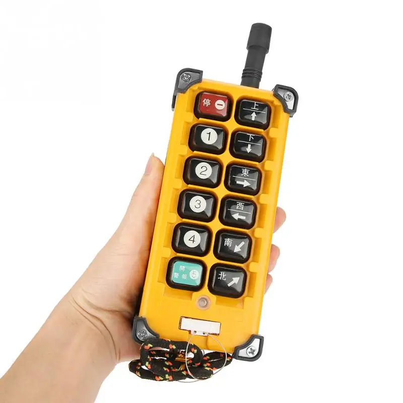 

Remote Control switch for hoist and crane Crane Chain Hoist Push Button Switch Lifting Remote Controller with 12 Buttons