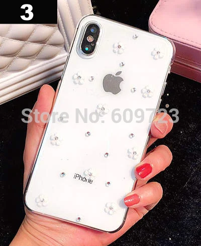 For Xiaomi Mi6 Mi8 Mi 5 6 8 SE Max Mix Note 2 3 2S 5S 5C 5X A1 6X A2 Lite Pro Rhinestone Case Bling Diamond cover 1-7# |