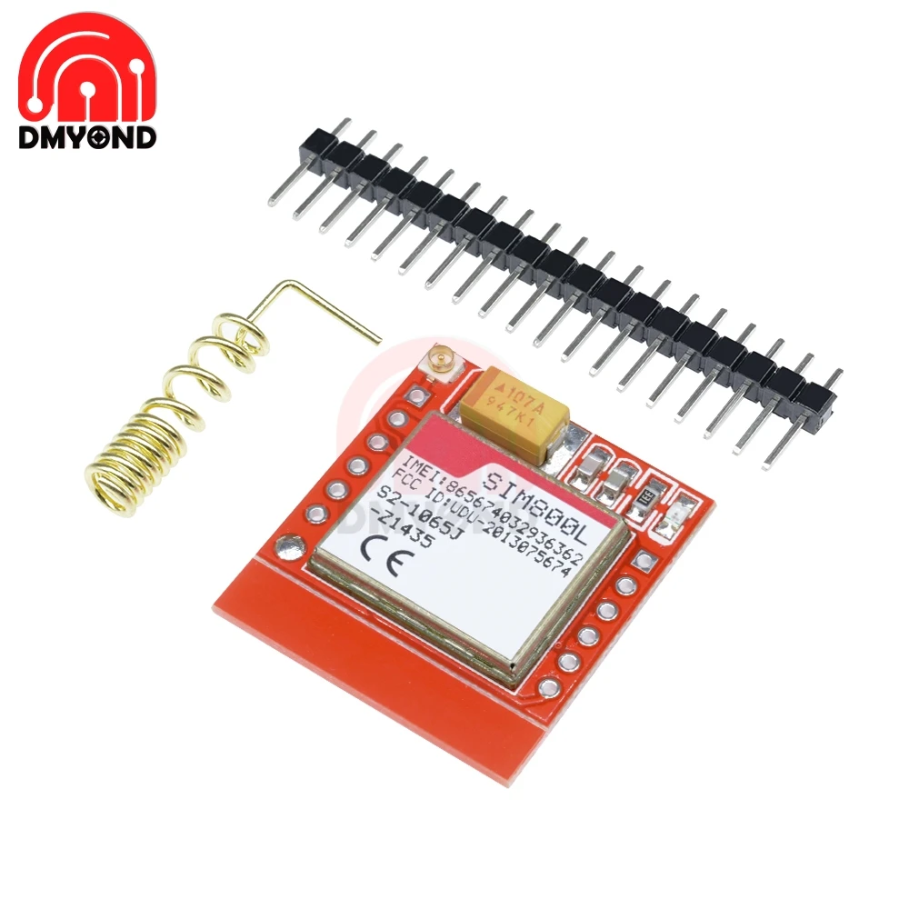 Mini SIM800L GPRS GSM Module MicroSIM Card Core Wireless Board Quad-band TTL Serial Port With Spring Antenna Pin Header | Инструменты
