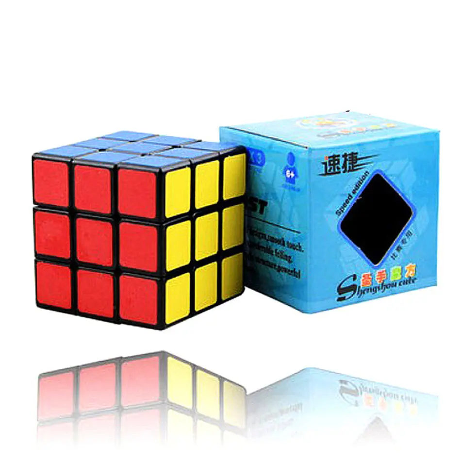 SUJIE FROSTED Black Qiyi Moyu 2x2 3x3 1x3x3 кубик рубика волшебный куб для начинающих быстрые магические кубики профессиональные головоломки игрушки для детей Детские Подарочные игрушки - Цвет: SUJIE FROSTED Black
