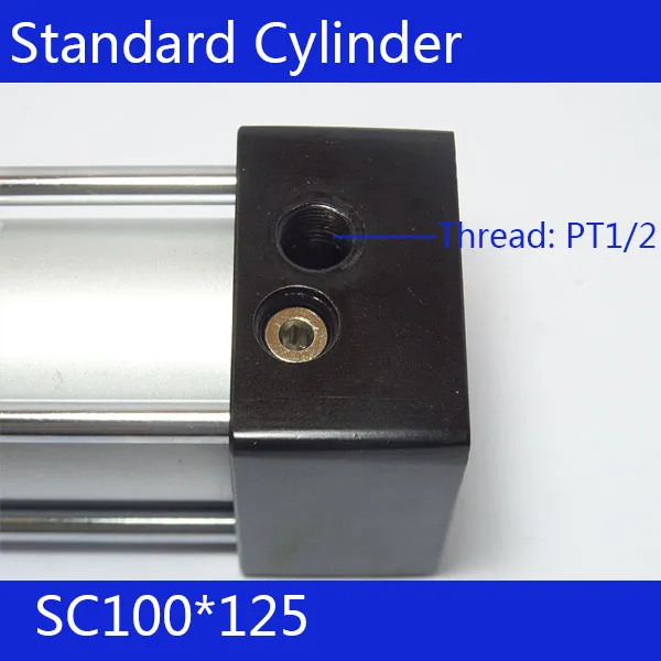 SC100 * 125 Бесплатная доставка стандартные Воздушные цилиндры клапан 100 мм отверстие