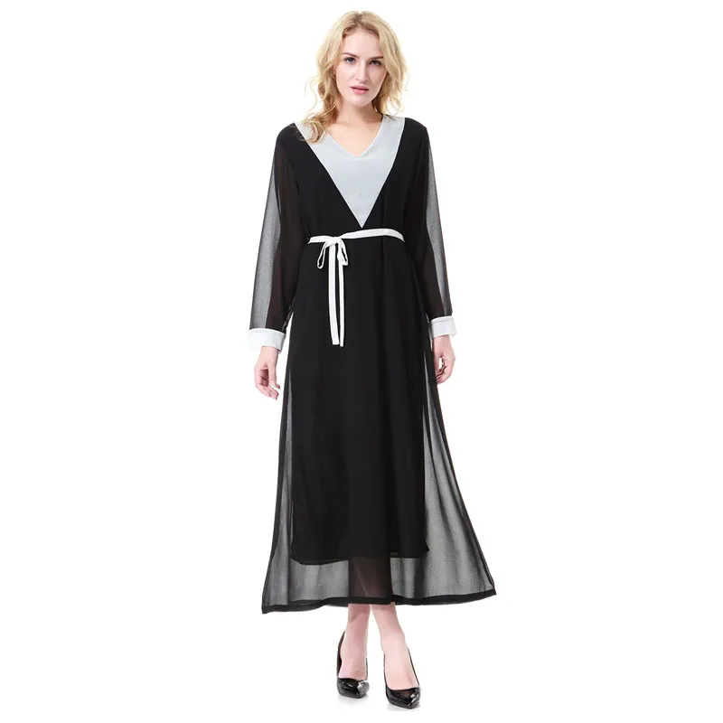 2018 Мода Абая Ближний Восток длинные халаты Рамадан Дубай Арабский исламский moroccan