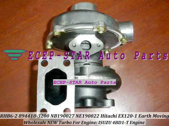 RHB6 894418-3200 NB190027 NE190022 CI38 CI53 Turbo Turbocharger For HITACHI EX120 EX120-1 Excavator ISUZU 4BD1 4BD1-T Engine | Автомобили