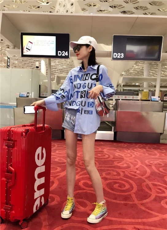 Новинка 2019 Высококачественная рубашка в стиле ольччан Харадзюку свободная