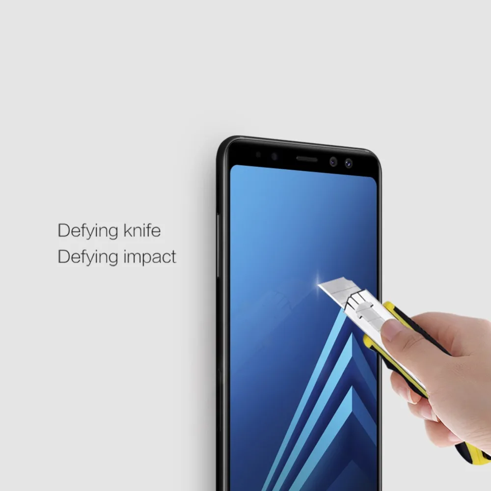 Закаленное Стекло для samsung Galaxy A8 2018 plus 9 H Защитная пленка ясно 3D краю кривой полный