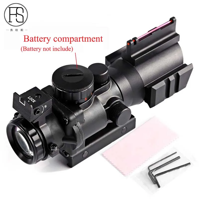 Тактический мини оптический прицел 4X32 компактный для снайперской винтовки