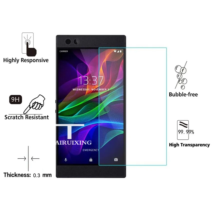 9H закаленное стекло для Razer Phone 2 Защитная пленка экрана защитное стекло|Защитные