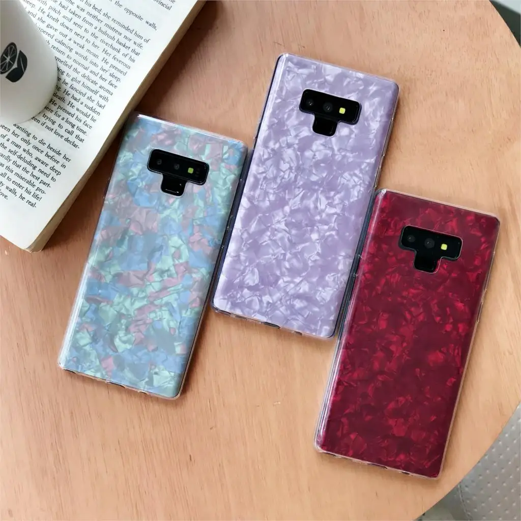 Slim Marble Silicone TPU Case For Samsung Galaxy Note 9 8 S10 Plus S10E S9 S8 Cover Soft A5 A6 A7 A8 J4 J6 J8 2018 |
