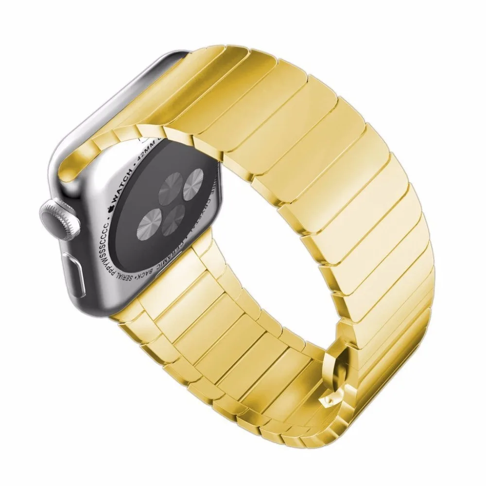 Твердый ремешок из нержавеющей стали для apple watch, ремешок для часов, мужские и женские смарт-браслеты Cartier для iphone, 42 мм, 38 мм, ремешок iWatch