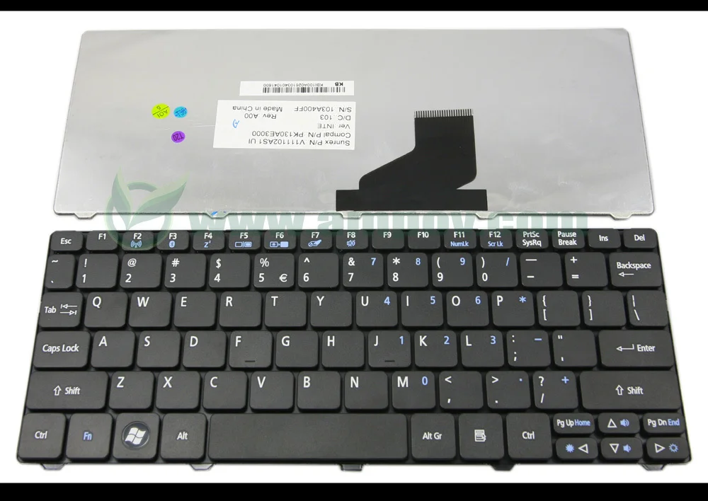 10 x New Laptop keyboards for Acer Aspire one 532H AO532H 521 D255 Gateway LT21 Matt Black US version - V111102AS1 | Компьютеры и офис