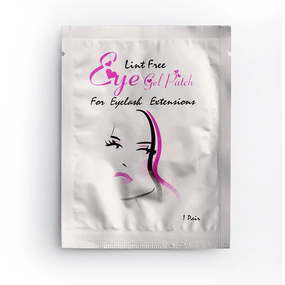 20 Pairs Eyelash Pads Gel Patch Eye Lint Free Lashes Extension Mask Paper Patches Under for Lash | Красота и здоровье